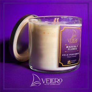 Vela Madera y Flores 404 g