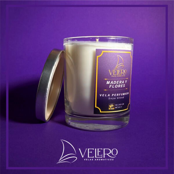 Vela Madera y Flores 202 g