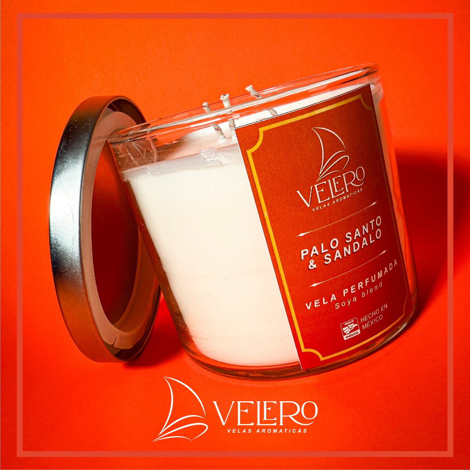 PUBLICACIONES VELAS-04 Vela Palo santo Sándalo 404 g - Image 2